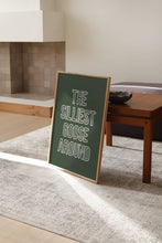 Load image into Gallery viewer, The Silliest Goose Around Green Art Print | Nursery Decor