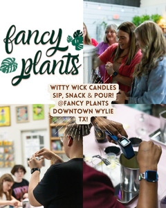Sip, Snack & Pour Candle Class