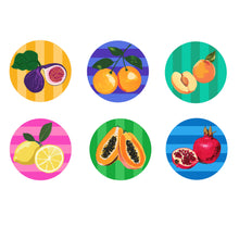 Load image into Gallery viewer, PixelPop™ Diamond Art Acrylic Coaster Kit — Tutti Frutti