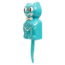 Load image into Gallery viewer, Vibrant Blue Turquoise Kit-Cat Klock