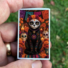 Load image into Gallery viewer, Matches • Halloween Day of the Dead Cat • Home Decor