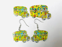 Load image into Gallery viewer, Magic School Bus Earrings Teacher Gift kid's book character