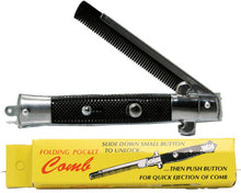 Load image into Gallery viewer, Folding Pocket Comb - Switchblade Style - Novelty Gift Item
