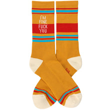Load image into Gallery viewer, I'm Fine Socks
