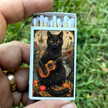 Load image into Gallery viewer, Matches • Halloween Black Cat • Home Decor for Candles