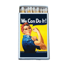 Load image into Gallery viewer, Matches • Rosie the Riviter We Can Do It • Home Decor