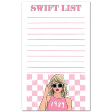 Load image into Gallery viewer, Notepad: Pop Star List Stationery