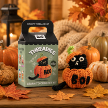 Load image into Gallery viewer, Halloween Crochet Kit for Beginners | Grumpy | DIY