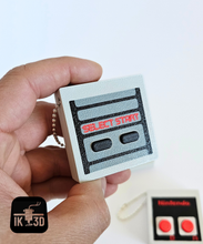 Load image into Gallery viewer, Retro Game Controller Clicker Button Keychain 3D Print