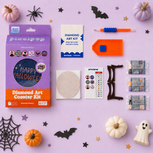 Load image into Gallery viewer, Halloween Diamond Art Coaster Kit | Hocus Pocus | DIY