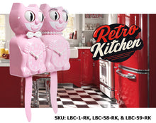 Load image into Gallery viewer, Bubblegum Pink Lady Kit-Cat Klock