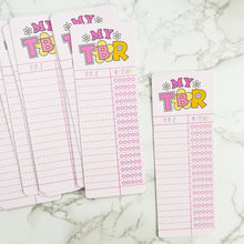 Load image into Gallery viewer, Bookmark Matte My TBR Writable with Ratings