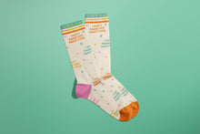 Load image into Gallery viewer, I Don't Know Shit About Fuck Socks (funny socks, funny gift