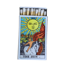 Load image into Gallery viewer, Matches • Tarot Sun • Home Decor for Candles and Incense