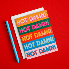 Load image into Gallery viewer, HOT DAMN! - greeting card