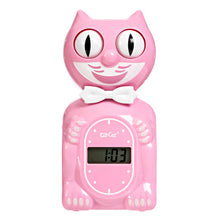 Load image into Gallery viewer, Solar Kit-Cat Digital Alarm Klock – Pink Satin