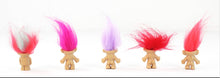 Load image into Gallery viewer, Mini Troll Dolls - 1”x2.5” Tall 1980s 1990s Novelty POP Toy 
