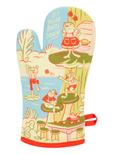 Load image into Gallery viewer, Sit Your Butts Down Oven Mitt