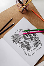 Load image into Gallery viewer, Dream in Color: Coloring Book &amp; Waterproof Stickers