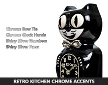 Load image into Gallery viewer, Retro Black Kitchen Edition Kit-Cat Klock