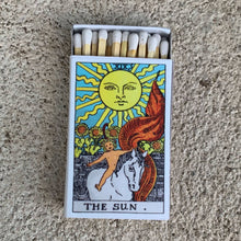 Load image into Gallery viewer, Matches • Tarot Sun • Home Decor for Candles and Incense