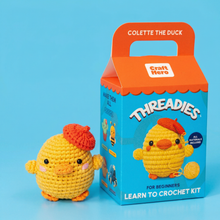 Load image into Gallery viewer, Crochet Kit for Beginners — Colette the Duck