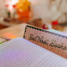 Load image into Gallery viewer, Bookmark With Tassel But First, Books