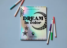 Load image into Gallery viewer, Dream in Color: Coloring Book &amp; Waterproof Stickers