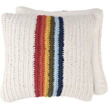 Load image into Gallery viewer, Rainbow Stripe Pillow