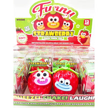 Load image into Gallery viewer, Funny Strawberry Pinch Squishy Toy