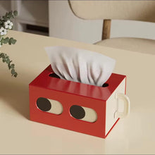 Load image into Gallery viewer, Tissue Box Holder with Retro Toaster Design