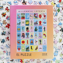 Load image into Gallery viewer, Millennial Loteria: El Puzzle (1000 Piece)