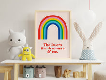 Load image into Gallery viewer, The Lovers, Dreamers &amp; Me Print