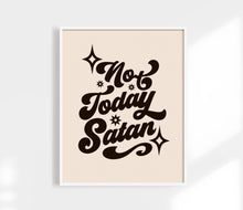 Load image into Gallery viewer, Not Today Satan Print | Colorful Retro Art Print
