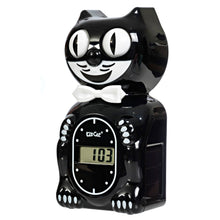 Load image into Gallery viewer, Solar Kit-Cat Digital Alarm Klock – Classic Black