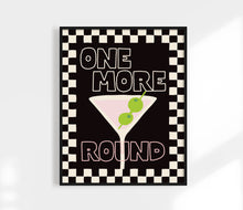 Load image into Gallery viewer, One More Round - Cocktail Print | Martini Art