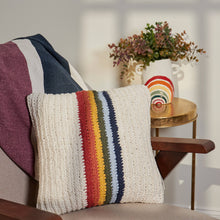Load image into Gallery viewer, Rainbow Stripe Pillow