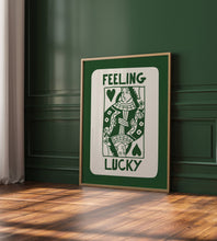 Load image into Gallery viewer, Feeling Lucky Wall Art Print | St. Patrick's Day Decor