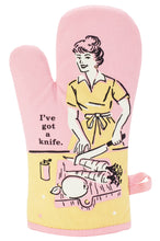 Load image into Gallery viewer, I've Got A Knife Oven Mitt
