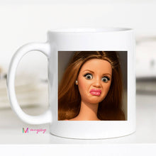 Load image into Gallery viewer, Funny Retro Doll Coffee Mug Sarcastic Gag Gift Mug