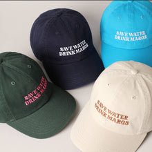 Load image into Gallery viewer, Save Water Drink Margs Embroidered Baseball Cap