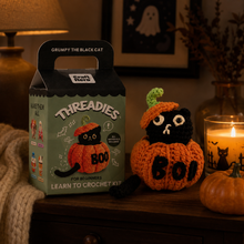 Load image into Gallery viewer, Halloween Crochet Kit for Beginners | Grumpy | DIY