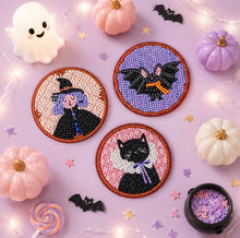 Load image into Gallery viewer, 🧙‍♀️ Diamond Art Painting Night: Hocus Pocus Coasters ✨