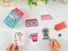 Load image into Gallery viewer, PixelPop™ Diamond Art Sticker Pack — Barely Adulting