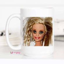 Load image into Gallery viewer, Funny Crazy Hair Doll Coffee Mug Novelty Gag Gift Mug