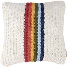 Load image into Gallery viewer, Rainbow Stripe Pillow