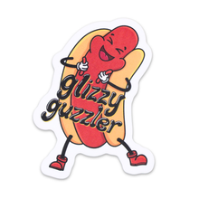 Load image into Gallery viewer, Glizzy Guzzler Hotdog | Funny Vinyl Sticker