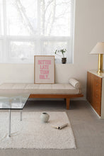 Load image into Gallery viewer, Better Late Than Ugly Wall Art Print | Girly Pink Decor