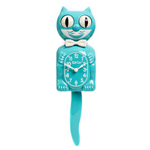 Load image into Gallery viewer, Vibrant Blue Turquoise Kit-Cat Klock