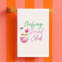 Load image into Gallery viewer, Mahjong gift Mahjong gift towel social club cute hostess